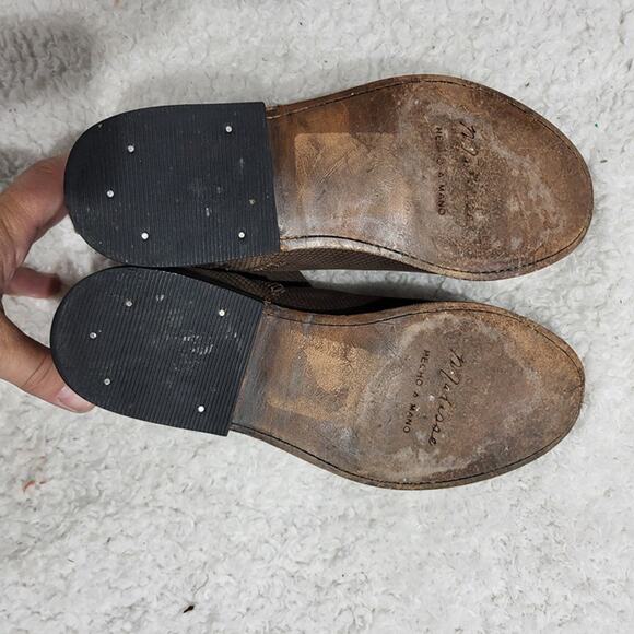 Matisse Women's Kerr leather ankle bootie Brown women's size 8.5 - Picture 5 of 8